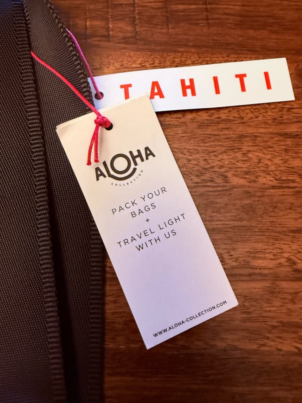 NEW! Aloha Reversible Tote Bag with Black Straps - Picture 6 of 8